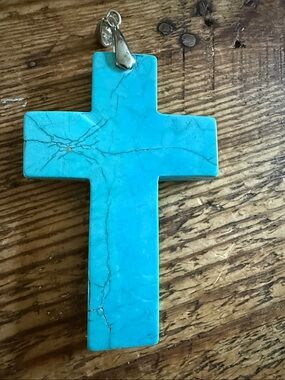 Turquoise Cross Pendant